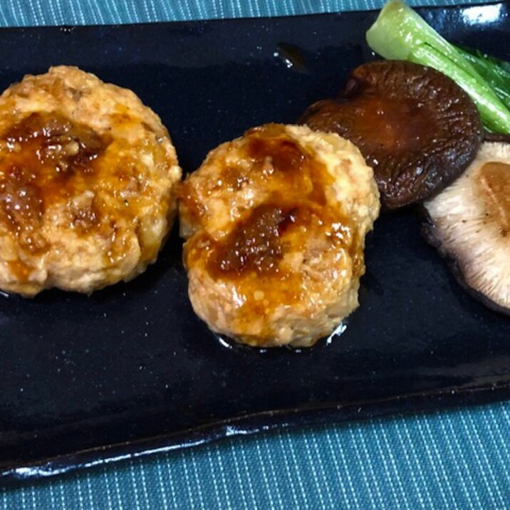 余り野菜入り!鳥つくねバーグ
